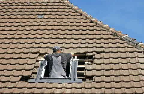 Pose de velux à Palaminy